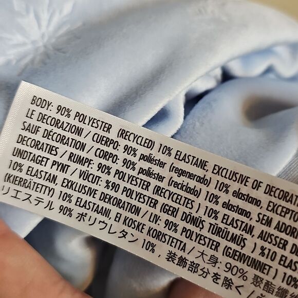 NWT Disney 2X Light Blue Velour Wrap Top Frozen Elsa Sweatshirt - Picture 11 of 11